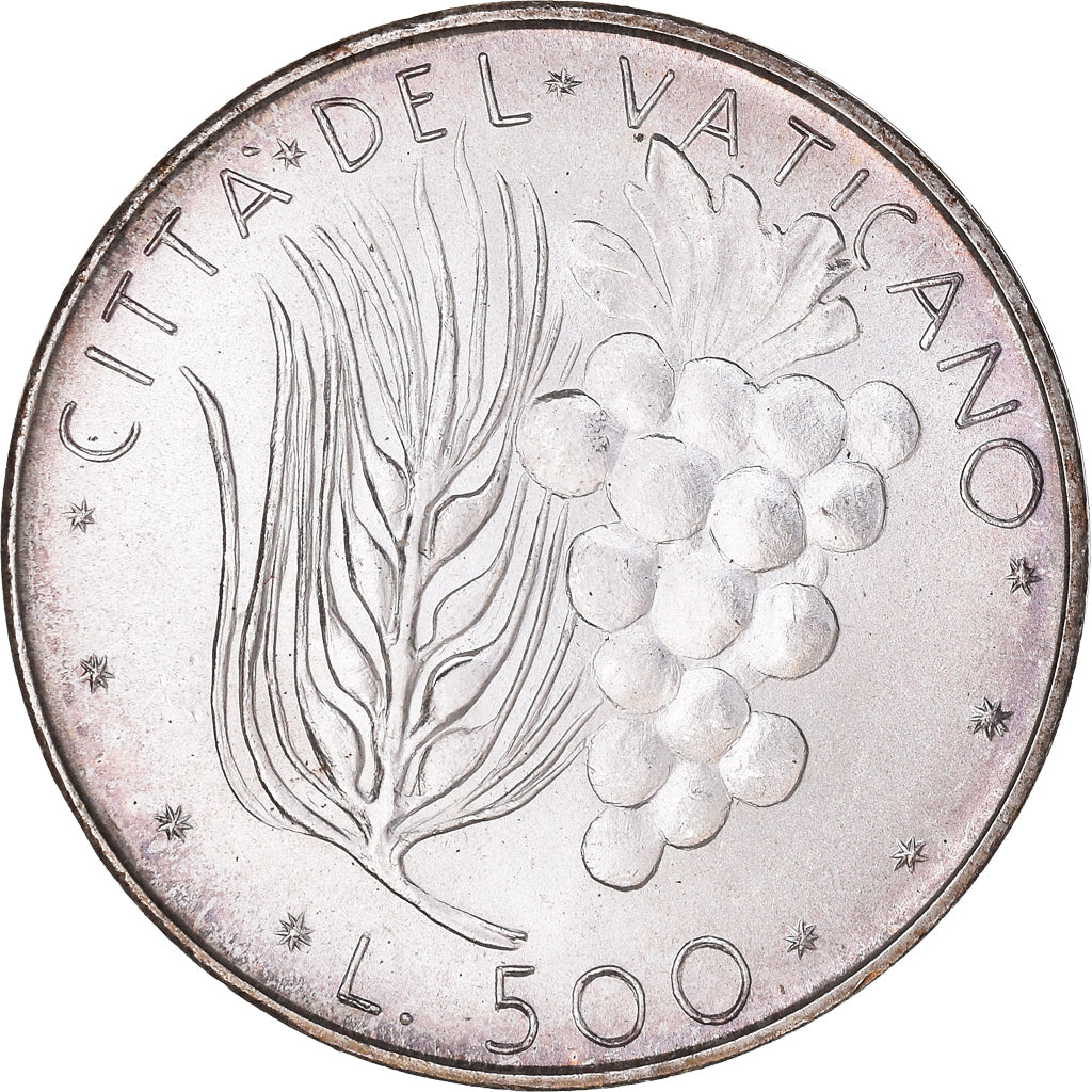Munten, Vaticaanstad, Paul VI, 500 Lire, 1973, FDC, Zilver, KM:123