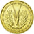 Moneta, Africa occidentale francese, 25 Francs, 1957, FDC, Alluminio-bronzo