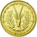 Moneta, Francuska Afryka Zachodnia, 25 Francs, 1957, MS(65-70), Aluminium-Brąz