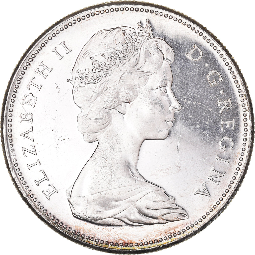 Coin, Canada, Elizabeth II, Dollar, 1967, Royal Canadian Mint, Ottawa, BE