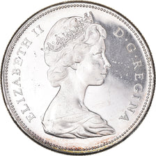 Coin, Canada, Elizabeth II, Dollar, 1967, Royal Canadian Mint, Ottawa, BE