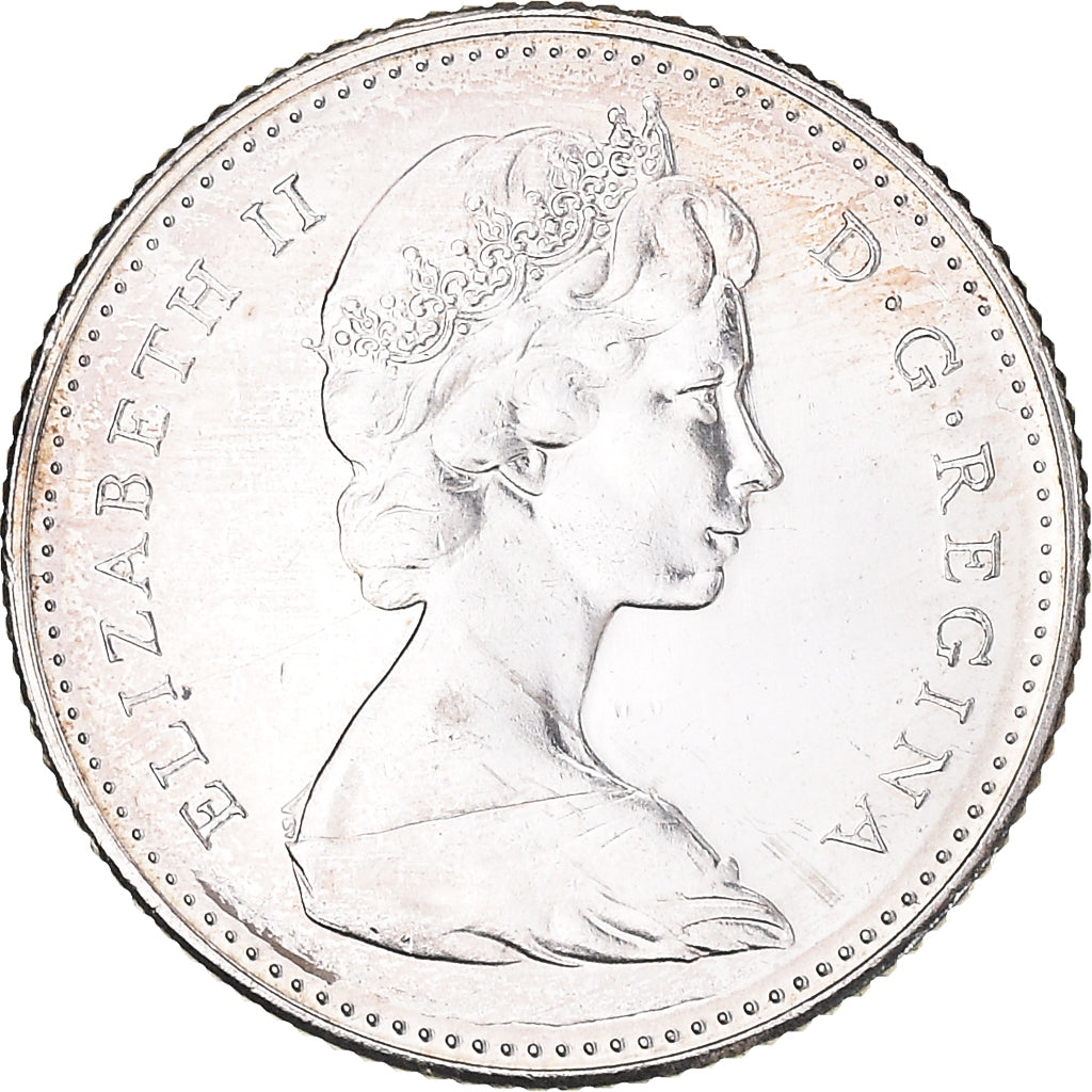 Moneta, Canada, Elizabeth II, 10 Cents, 1967, Royal Canadian Mint, Ottawa, SPL-