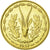 Munten, Frans West Afrika, 10 Francs, 1957, FDC, Aluminum-Bronze, KM:E6