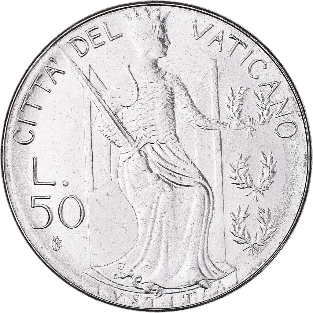 Münze, Vatikanstadt, John Paul II, 50 Lire, 1980, Roma, FDC.AN 2, STGL