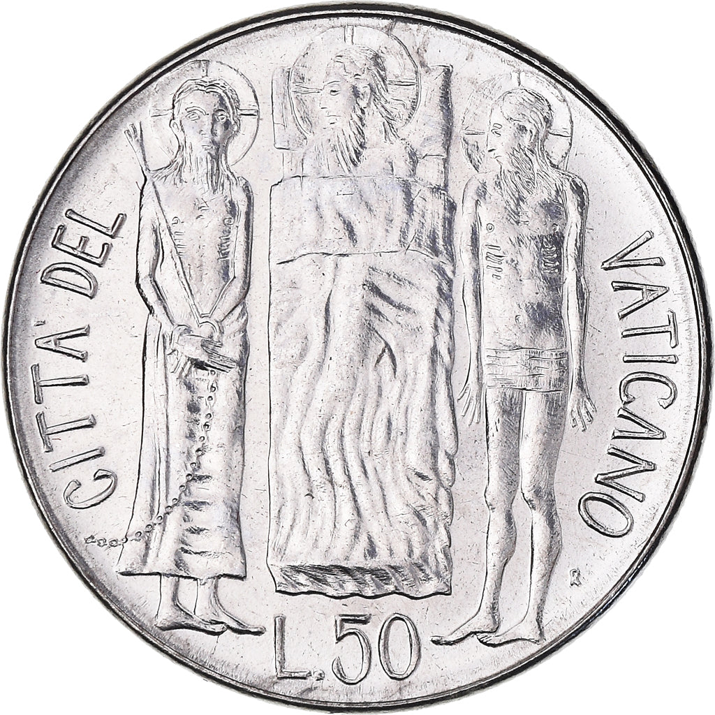 Moneta, CITTÀ DEL VATICANO, John Paul II, 50 Lire, 1981, Roma, FDC, Acciaio