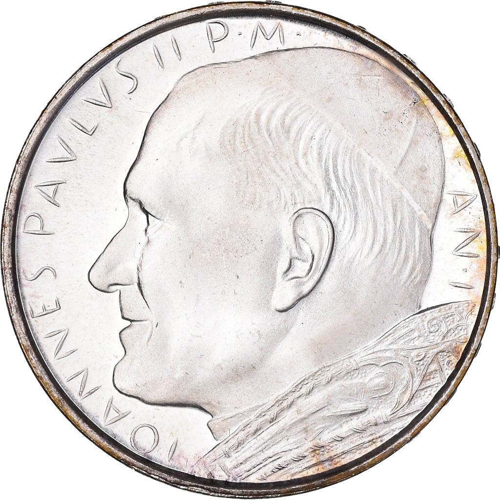Coin, VATICAN CITY, John Paul II, 500 Lire, 1979, MS(65-70), Silver, KM:148