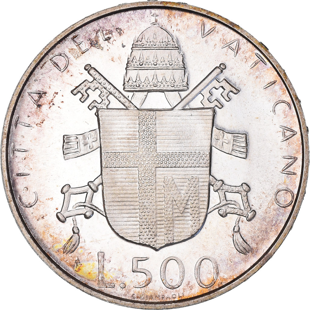 Coin, VATICAN CITY, John Paul II, 500 Lire, 1979, MS(65-70), Silver, KM:148