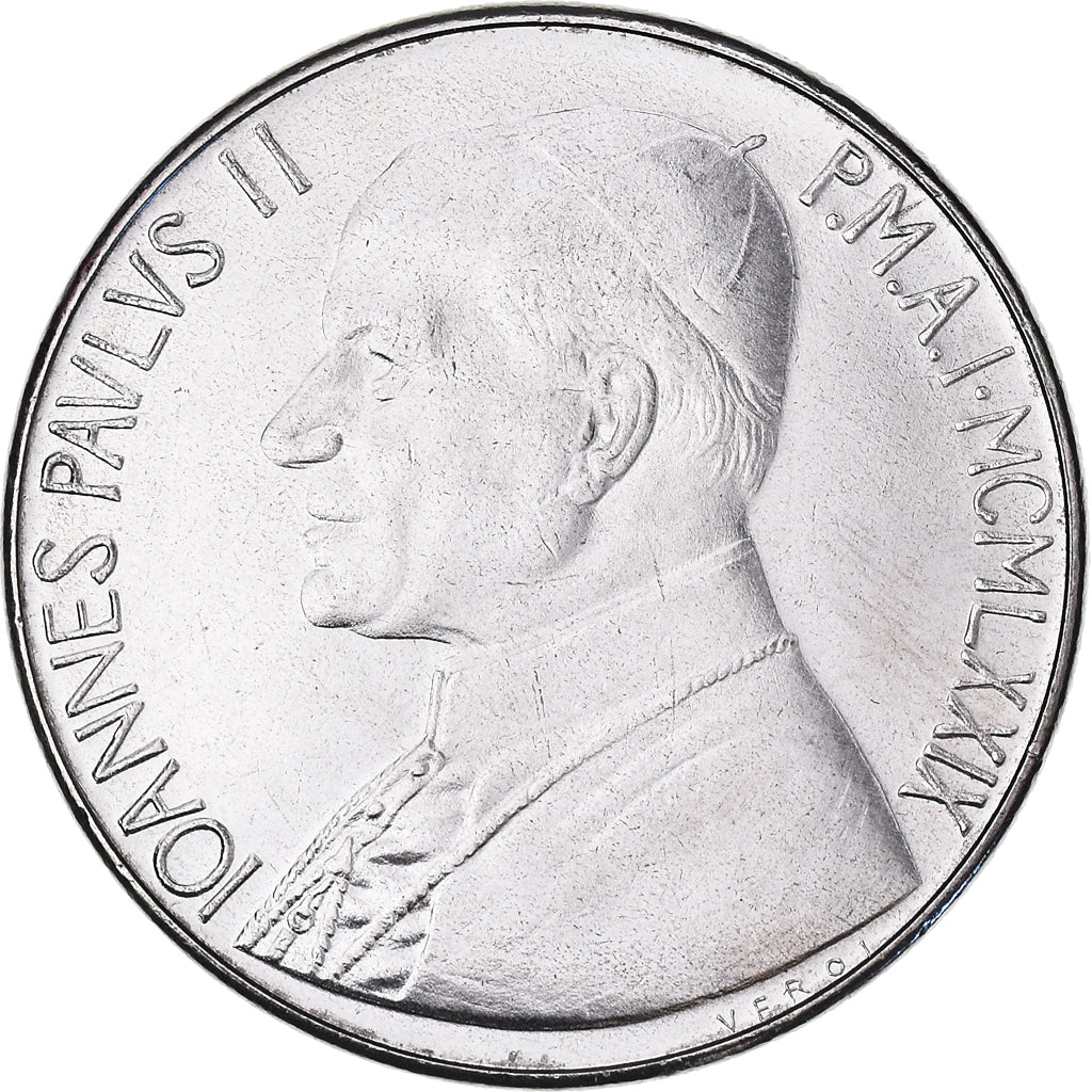 Moneta, CITTÀ DEL VATICANO, John Paul II, 100 Lire, 1979, Roma, FDC, Acciaio