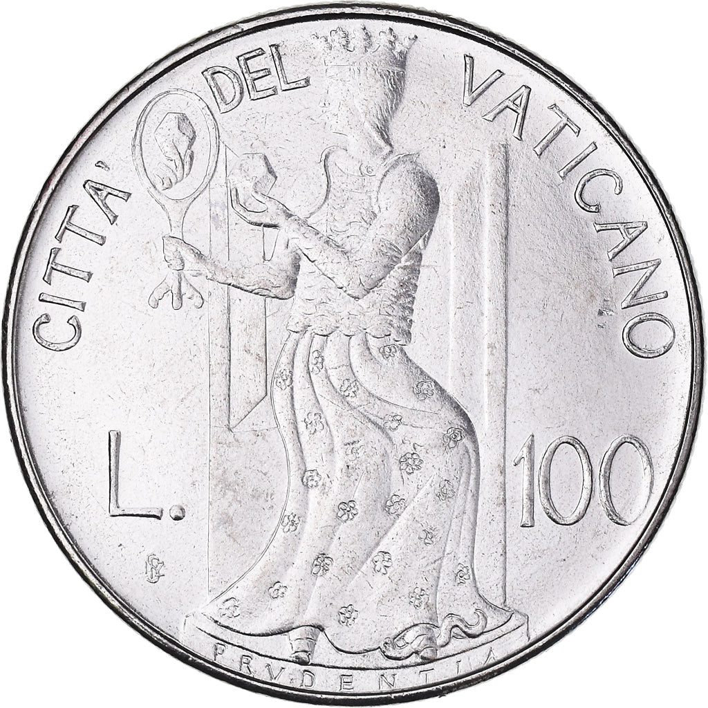 Moneta, CITTÀ DEL VATICANO, John Paul II, 100 Lire, 1979, Roma, FDC, Acciaio
