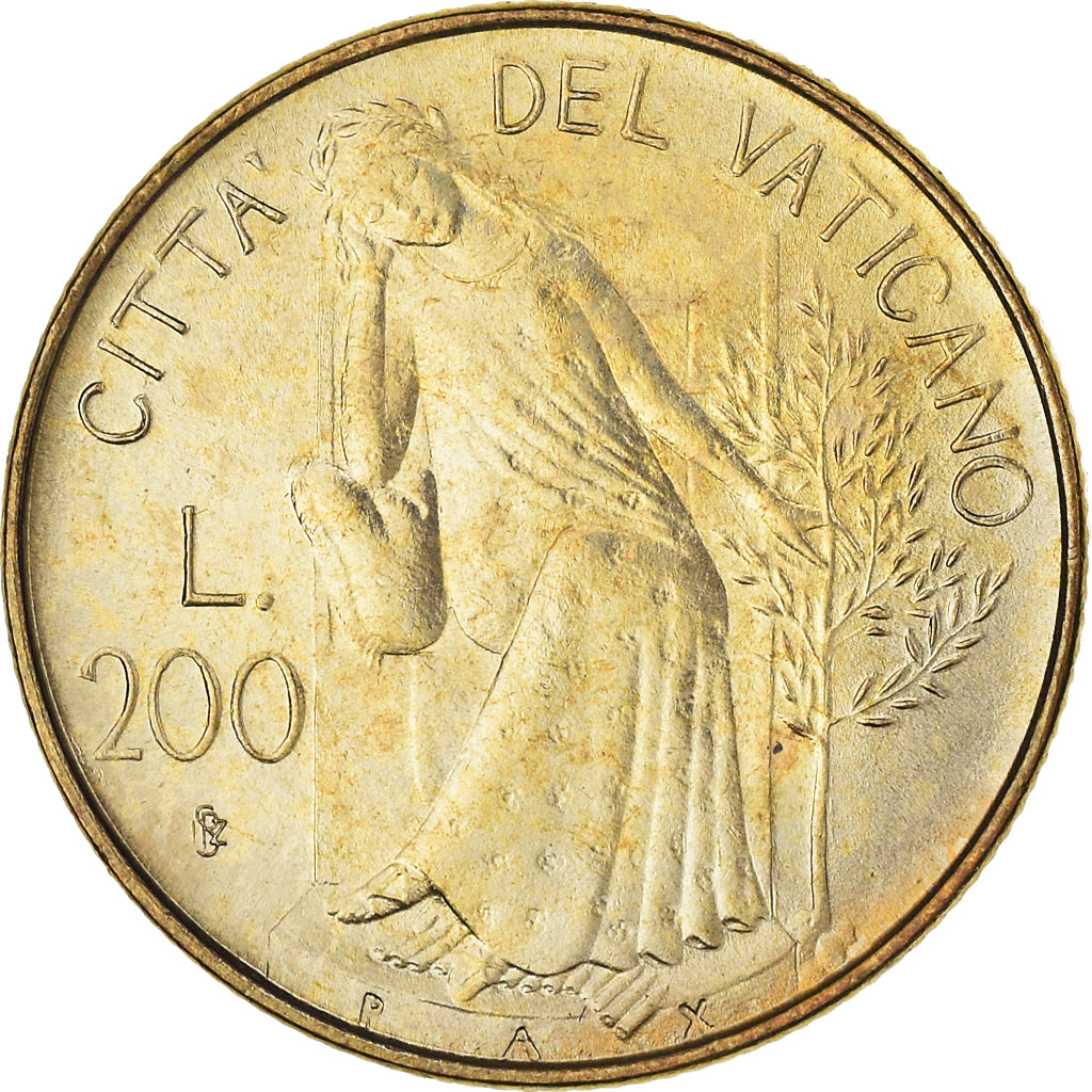 Moneta, CITTÀ DEL VATICANO, John Paul II, 200 Lire, 1979, Roma, FDC