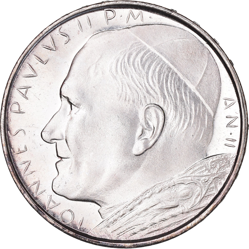 Monnaie, Cité du Vatican, John Paul II, 500 Lire, 1980, FDC.AN 2, FDC, Argent