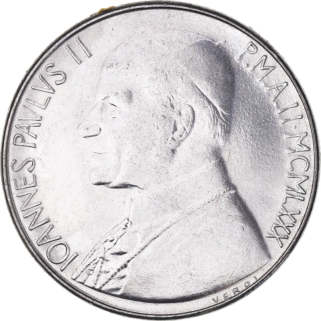 Monnaie, Cité du Vatican, John Paul II, 100 Lire, 1980, Roma, FDC.AN 2, FDC