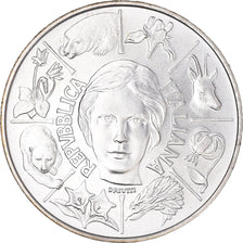 Coin, Italy, Flora e Fauna, 500 Lire, 1991, Rome, FDC, MS(65-70), Silver, KM:143