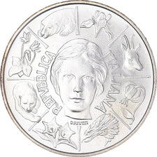 Coin, Italy, Flora e Fauna, 500 Lire, 1991, Rome, FDC, MS(65-70), Silver, KM:143