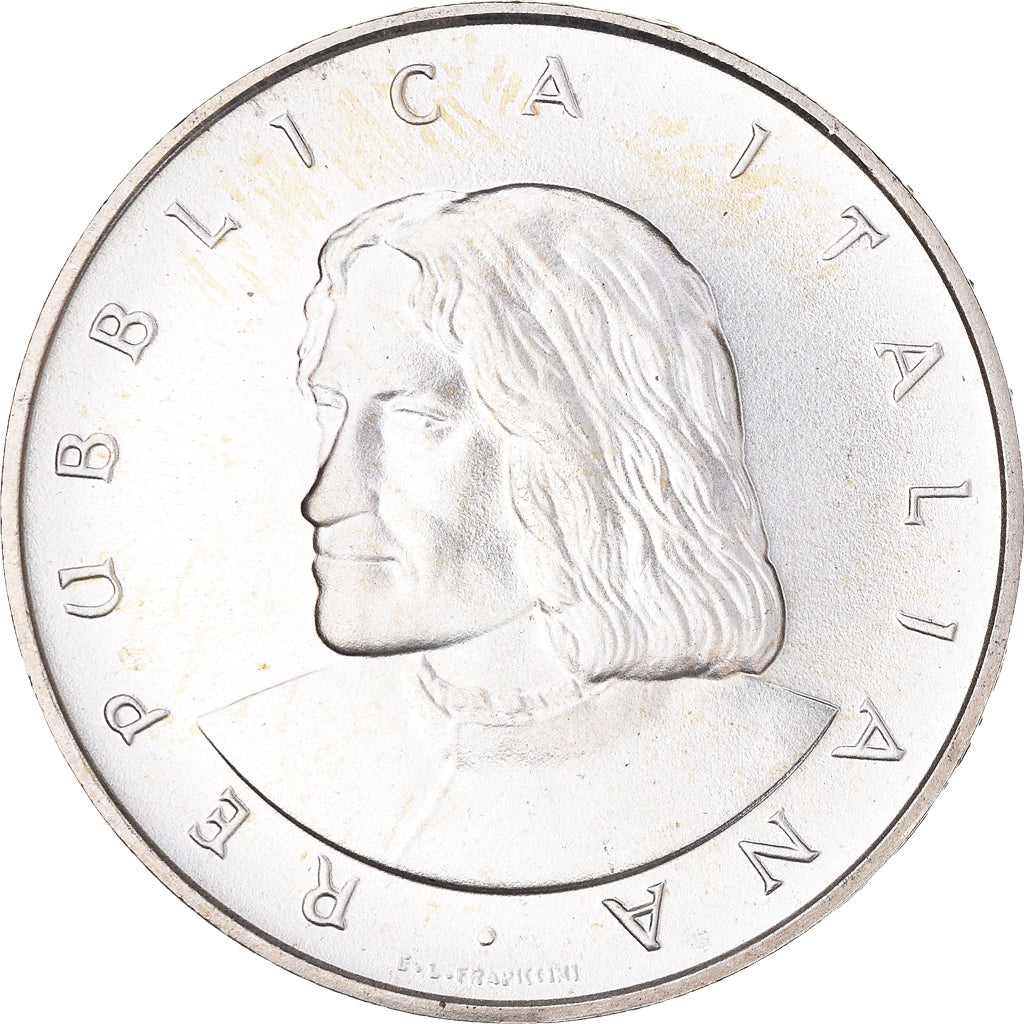 Coin, Italy, Lorenzo il Magnifico, 500 Lire, 1992, Rome, FDC, MS(65-70), Silver