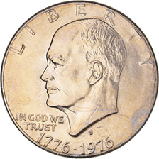Coin, United States, Eisenhower Dollar, Dollar, 1976, U.S. Mint, Denver, MS(63)