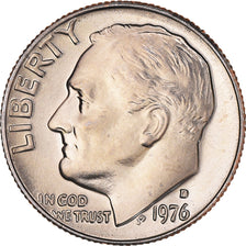 Coin, United States, Roosevelt Dime, Dime, 1976, U.S. Mint, Denver, MS(63)