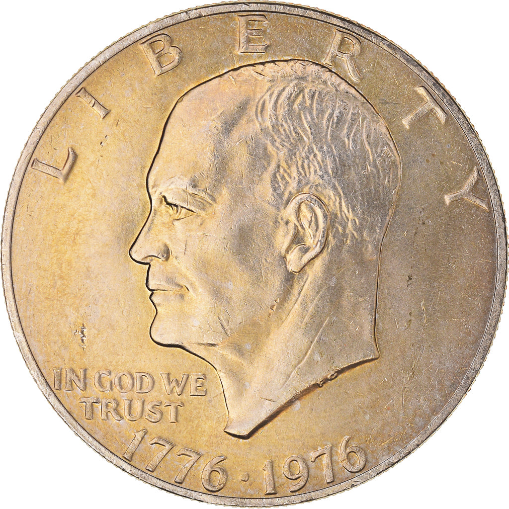 Coin, United States, Eisenhower Dollar, Dollar, 1976, U.S. Mint, Philadelphia