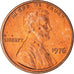 Coin, United States, Lincoln Cent, Cent, 1976, U.S. Mint, Philadelphia, MS(63)