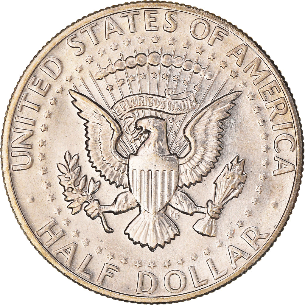 Coin, United States, Kennedy Half Dollar, Half Dollar, 1980, U.S. Mint, Denver