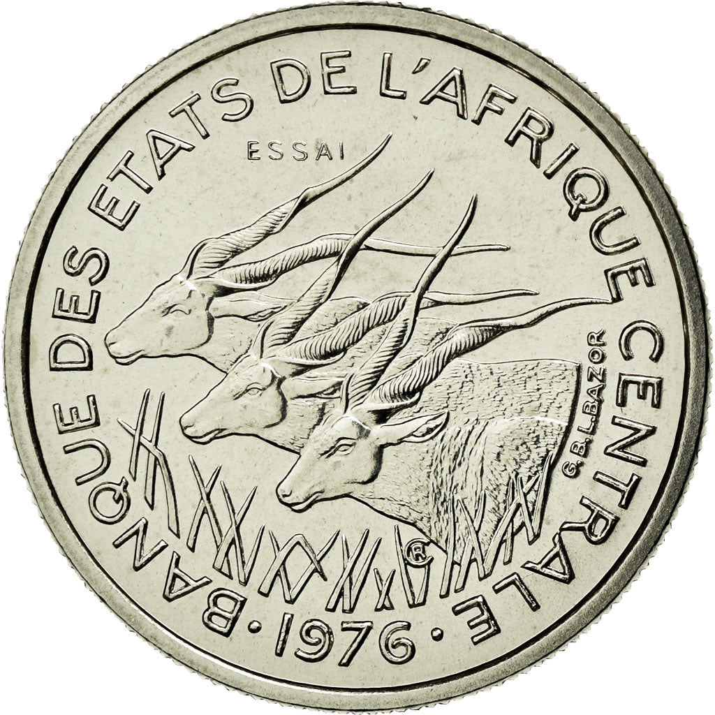 Coin, West African States, Franc, 1976, MS(65-70), Steel, KM:8