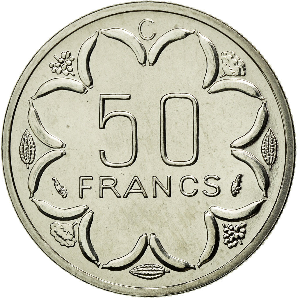 Coin, West African States, Franc, 1976, MS(65-70), Steel, KM:8