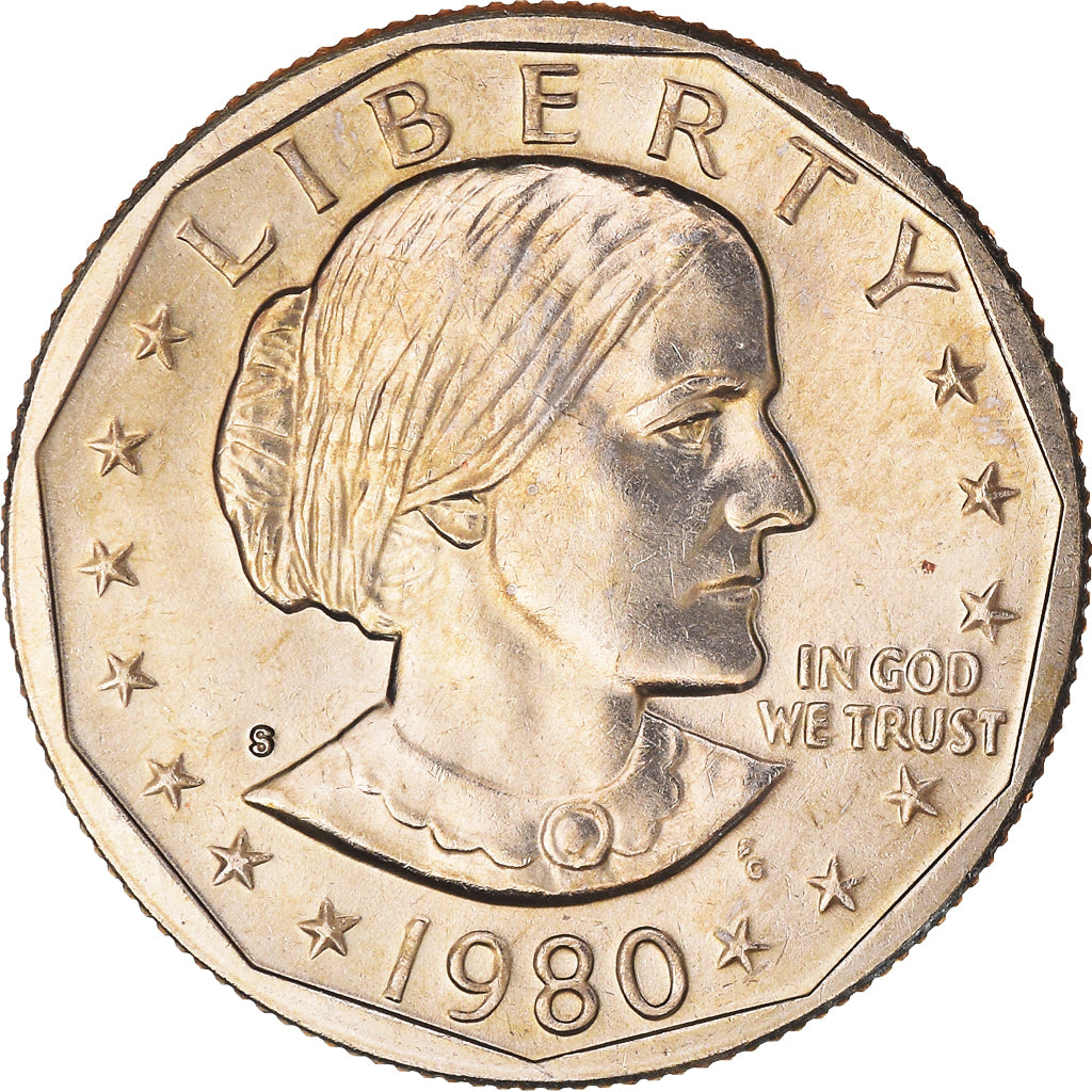 Monnaie, États-Unis, Susan B. Anthony Dollar, Dollar, 1980, U.S. Mint, San