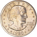 Monnaie, États-Unis, Susan B. Anthony Dollar, Dollar, 1980, U.S. Mint, San