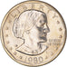 Coin, United States, Susan B. Anthony Dollar, Dollar, 1980, U.S. Mint, San