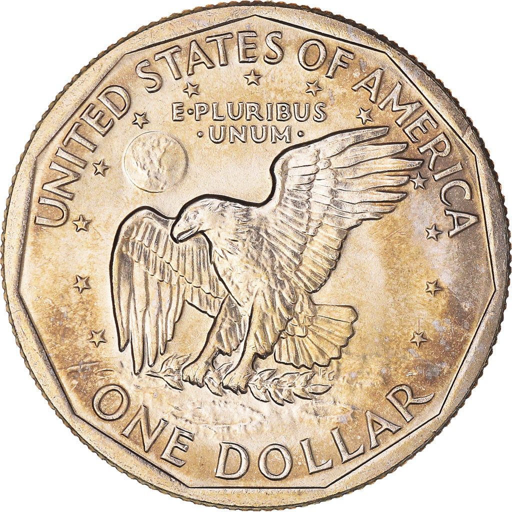 Coin, United States, Susan B. Anthony Dollar, Dollar, 1980, U.S. Mint, San