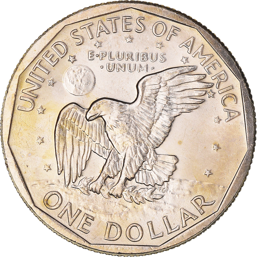 Coin, United States, Susan B. Anthony Dollar, Dollar, 1980, U.S. Mint, Denver
