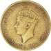 Coin, BRITISH WEST AFRICA, George VI, Shilling, 1945, VF(30-35), Nickel-brass