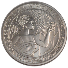 CENTRAL AFRICAN STATES, 500 Francs, 1976, Paris, KM #E9, MS(65-70), Nickel, 8.89
