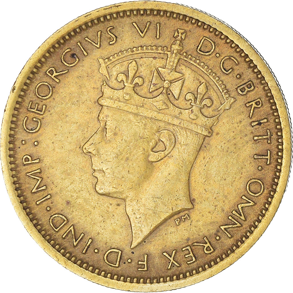 Monnaie, Afrique Occidentale britannique, George VI, 6 Pence, 1940, TTB