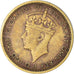 Coin, BRITISH WEST AFRICA, George VI, 6 Pence, 1940, EF(40-45), Nickel-brass