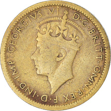 Moeda, ÁFRICA OCIDENTAL BRITÂNICA, George VI, 6 Pence, 1942, VF(30-35)