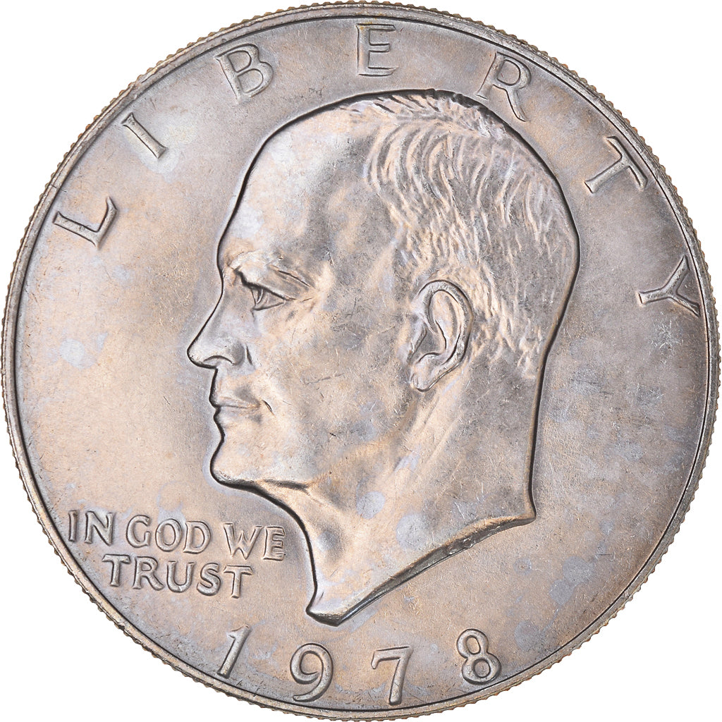 Coin, United States, Eisenhower Dollar, Dollar, 1978, U.S. Mint, Philadelphia