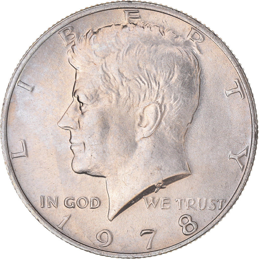 Coin, United States, Kennedy Half Dollar, Half Dollar, 1978, U.S. Mint