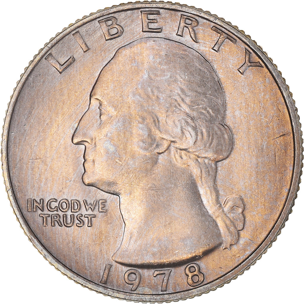 Coin, United States, Washington Quarter, Quarter, 1978, U.S. Mint, Philadelphia