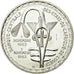 Moneda, Estados del África Occidental, 5000 Francs, 1982, FDC, Plata, KM:E13