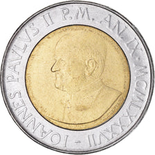 Coin, VATICAN CITY, John Paul II, 500 Lire, 1987, MS(65-70), Bi-Metallic, KM:204