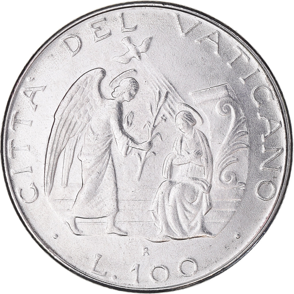 Moneta, CITTÀ DEL VATICANO, John Paul II, 100 Lire, 1987, FDC, FDC, Acciaio