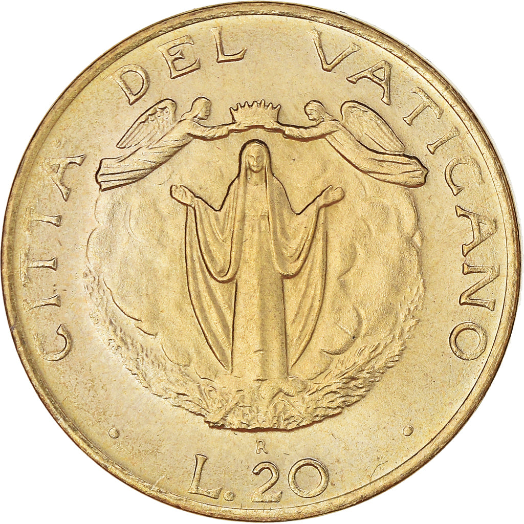 Moneta, PAŃSTWO WATYKAŃSKIE, John Paul II, 20 Lire, 1987, MS(65-70)