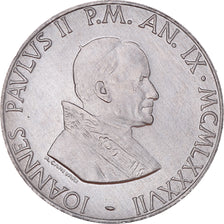 Munten, Vaticaanstad, John Paul II, 10 Lire, 1987, FDC, FDC, Aluminium, KM:199