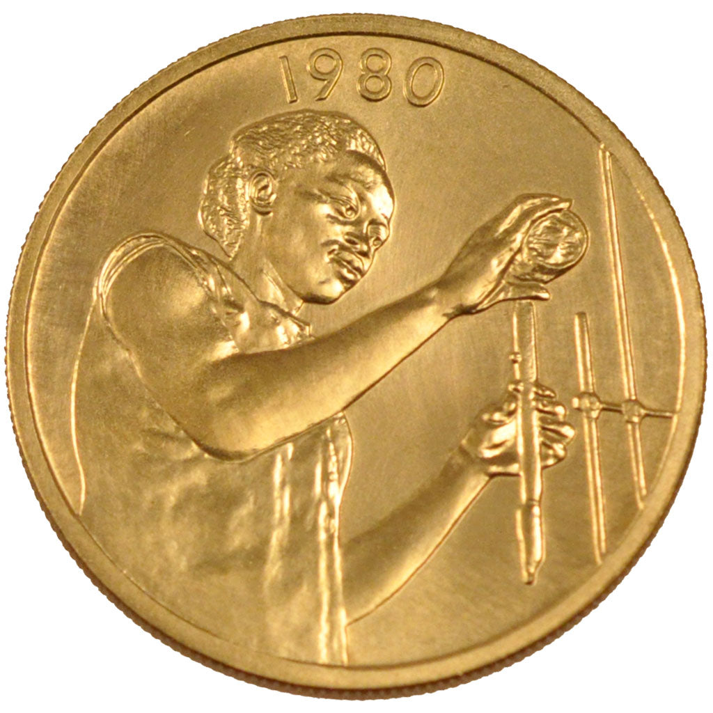 Coin, West African States, 25 Francs, 1980, MS(65-70), Aluminum-Bronze, KM:E9