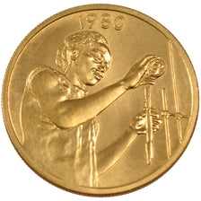 Coin, West African States, 25 Francs, 1980, MS(65-70), Aluminum-Bronze, KM:E9