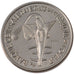 Coin, West African States, 50 Francs, 1972, MS(65-70), Copper-nickel, KM:6
