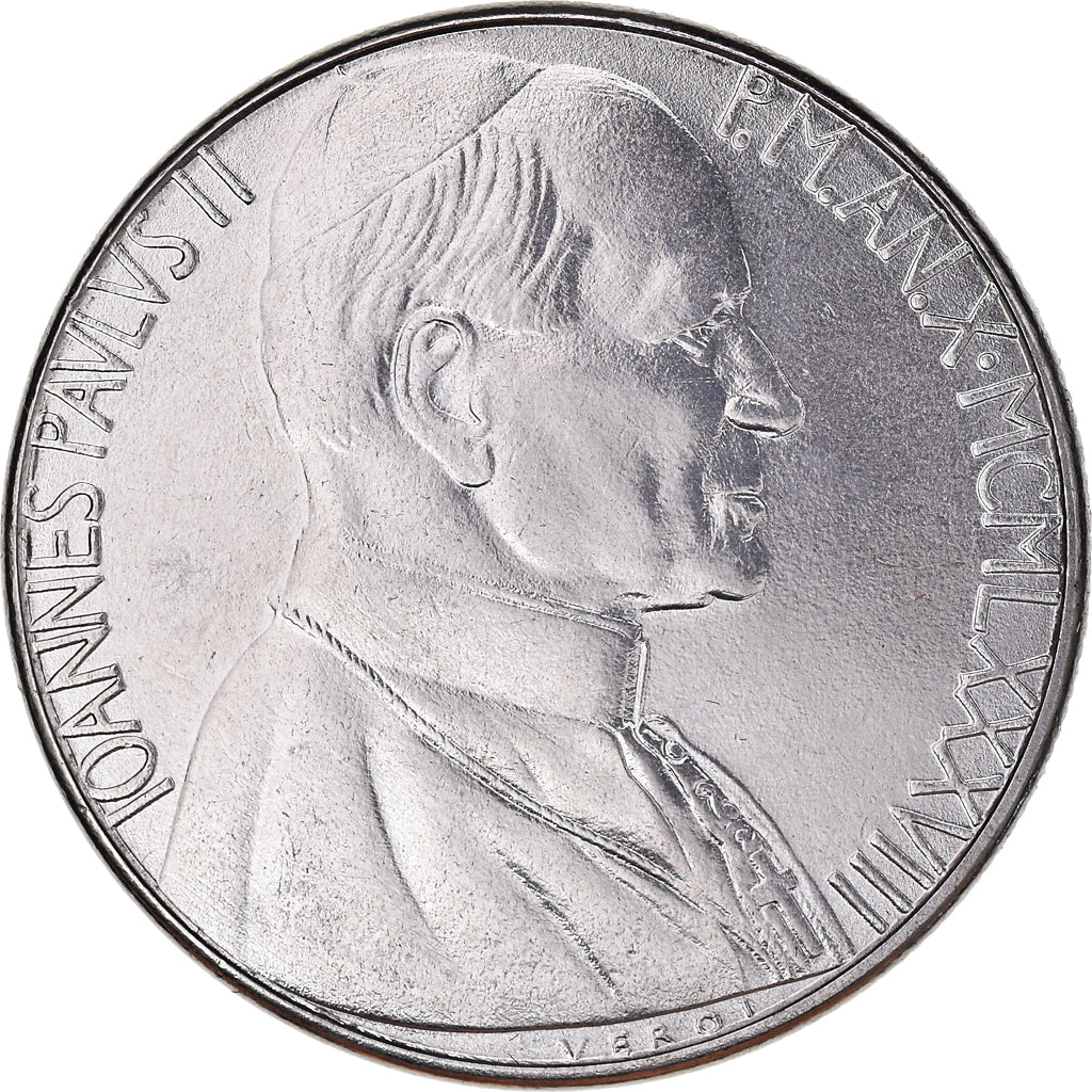 Monnaie, Cité du Vatican, John Paul II, 100 Lire, 1988, FDC, FDC, Acier