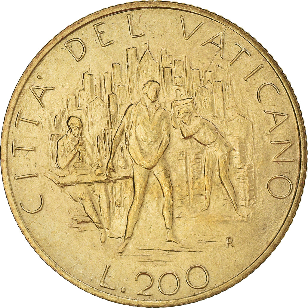 Coin, VATICAN CITY, John Paul II, 200 Lire, 1989, FDC, MS(65-70)