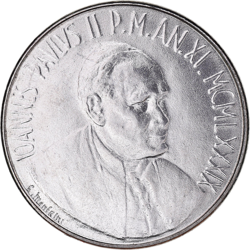 Monnaie, Cité du Vatican, John Paul II, 100 Lire, 1989, FDC, FDC, Acier